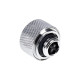Alphacool Eiszapfen 16mm HardTube Anschraubtülle G1/4, Schrauben-Set(silber, für Acryl- Messingrohre, 6 Stück)