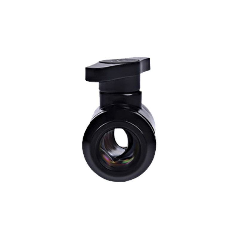 Alphacool Eiszapfen 2 Wege Kugelhahn G1/4, Hahnstück(schwarz)