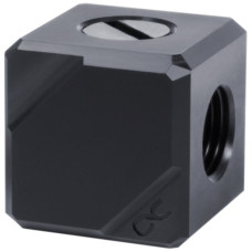Alphacool Eiszapfen Anschlussterminal 4-Fach G1/4 IG, Verbindung(schwarz, Black Acetal)