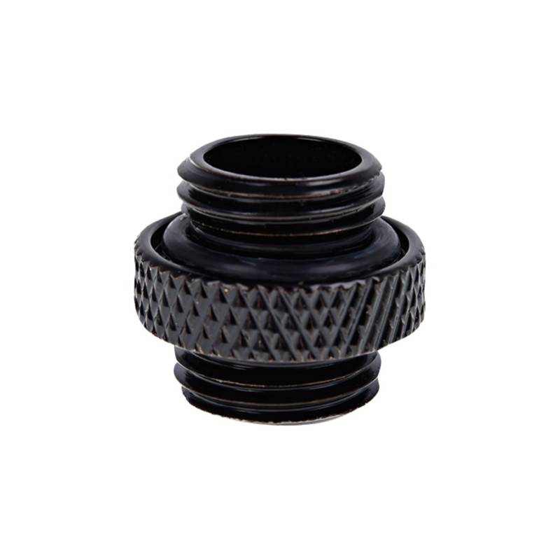 Alphacool Eiszapfen Doppelnippel G1/4 AG auf G1/4 AG, Verbindung(schwarz, für weiche Schläuche (PVC, Silikon, Neoprene))