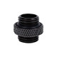 Alphacool Eiszapfen Doppelnippel G1/4 AG auf G1/4 AG, Verbindung(schwarz, für weiche Schläuche (PVC, Silikon, Neoprene))