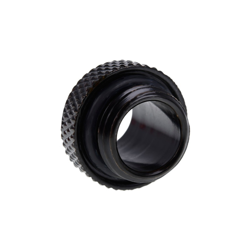 Alphacool Eiszapfen Doppelnippel G1/4 AG auf G1/4 AG, Verbindung(schwarz, für weiche Schläuche (PVC, Silikon, Neoprene))
