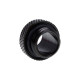 Alphacool Eiszapfen Doppelnippel G1/4 AG auf G1/4 AG, Verbindung(schwarz, für weiche Schläuche (PVC, Silikon, Neoprene))