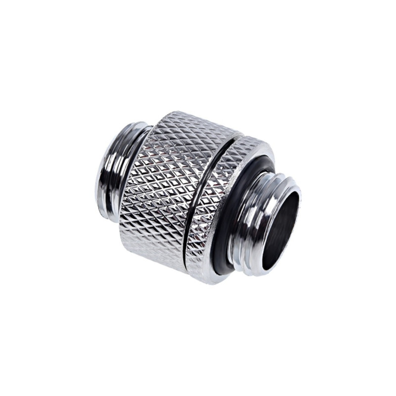 Alphacool Eiszapfen Doppelnippel, Anschlüsse(chrom, 360° drehbar)