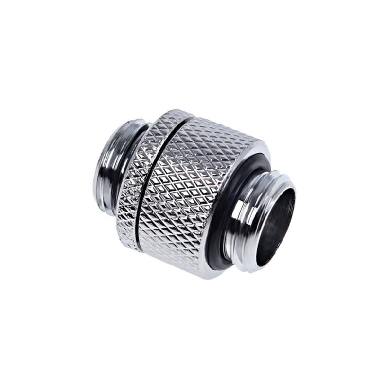 Alphacool Eiszapfen Doppelnippel, Anschlüsse(chrom, 360° drehbar)