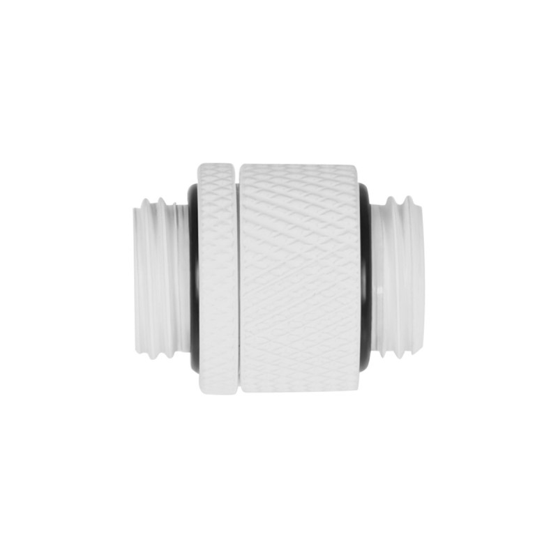 Alphacool Eiszapfen Doppelnippel drehbar G1/4 AG auf G1/4 AG - White, Verbindung(weiß, für weiche Schläuche (PVC, Silikon, Neoprene))