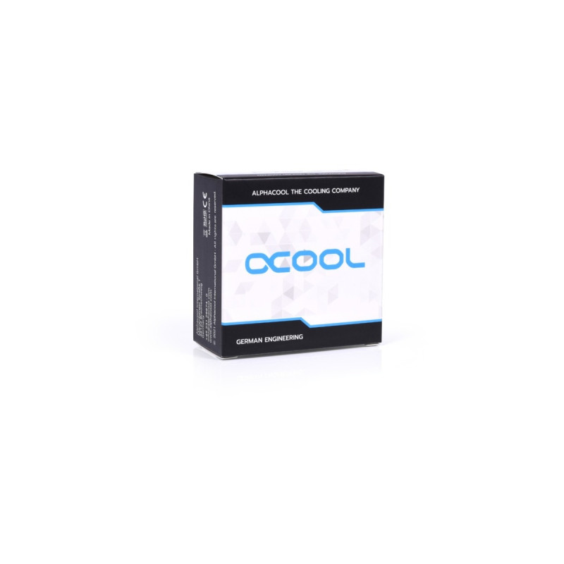 Alphacool Eiszapfen L-Verbinder 45° G1/4 IG auf G1/4 IG - schwarz, Verbindung(schwarz)