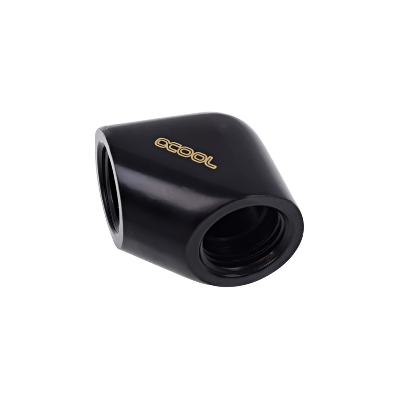 Alphacool Eiszapfen L-Verbinder, Verbindung(schwarz, 90° gewinkelt)