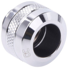 Alphacool Eiszapfen PRO 13mm HardTube Fitting G1/4 - Chrome, Verbindung(silber, für Acrylrohre, Messingrohre, Carbonrohre)