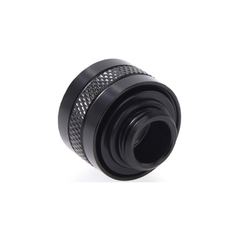Alphacool Eiszapfen PRO 13mm HardTube Fitting G1/4 - Deep Black Sixpack, Verbindung(schwarz, 6 Stück)