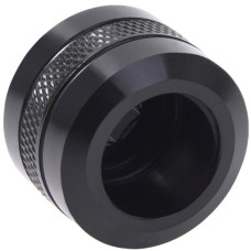 Alphacool Eiszapfen PRO 16mm HardTube Fitting G1/4 - Deep Black, Verbindung(schwarz)