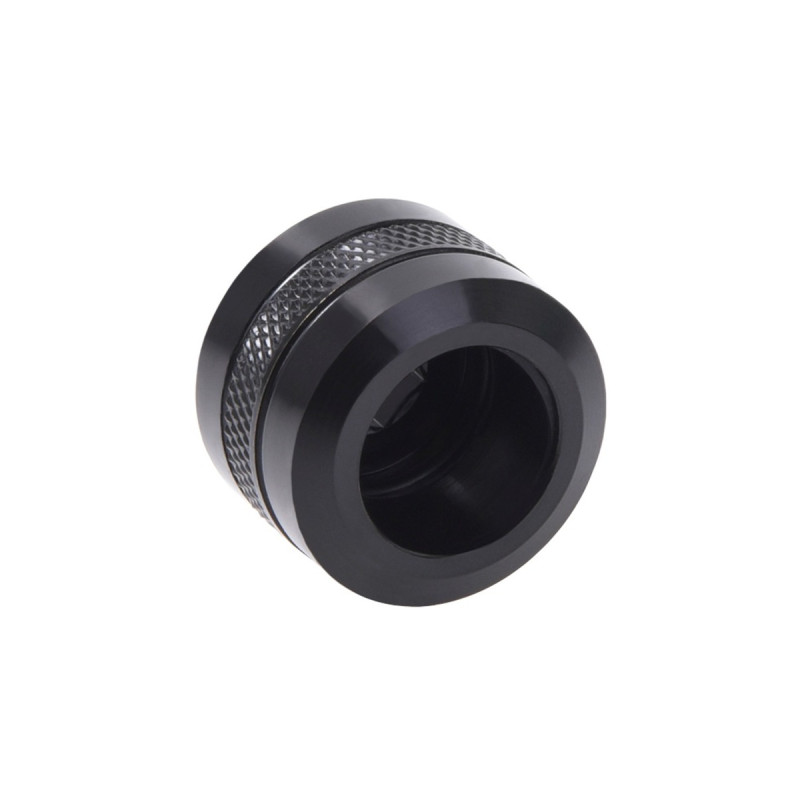 Alphacool Eiszapfen PRO 16mm HardTube Fitting G1/4 - Deep Black, Verbindung(schwarz)