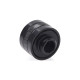 Alphacool Eiszapfen PRO 16mm HardTube Fitting G1/4 - Deep Black, Verbindung(schwarz)
