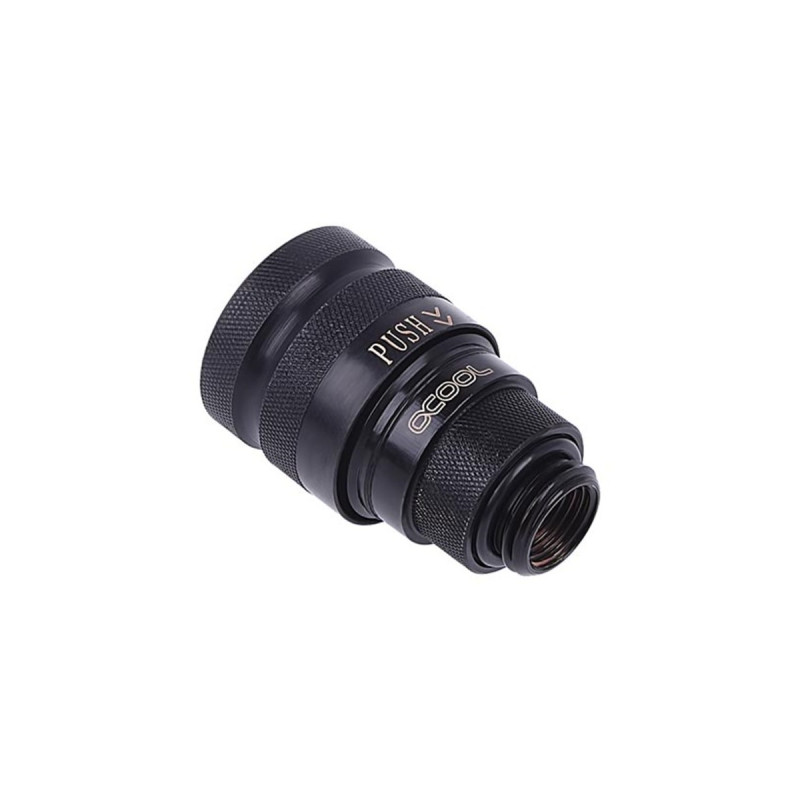 Alphacool Eiszapfen Schnellverschluss Kupplung G1/4 AG - Deep Black(schwarz)
