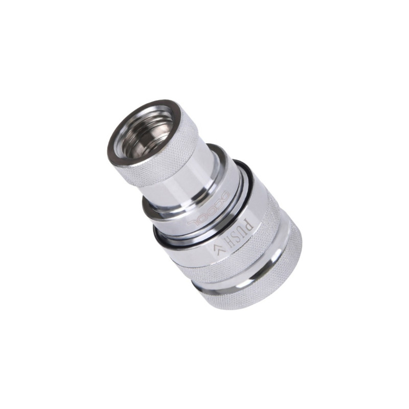 Alphacool Eiszapfen Schnellverschluss Kupplung G1/4 IG - Chrome(chrom)