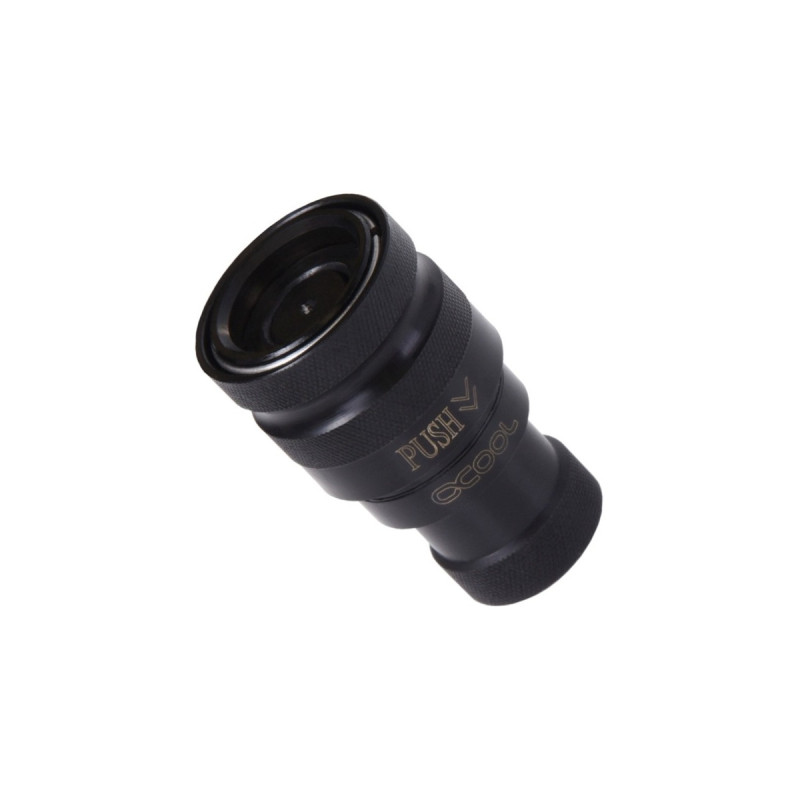 Alphacool Eiszapfen Schnellverschluss Kupplung G1/4 IG - Deep Black(schwarz (matt))