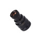 Alphacool Eiszapfen Schnellverschluss Kupplung G1/4 IG - Deep Black(schwarz (matt))