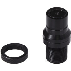 Alphacool Eiszapfen Schnellverschluss Stecker Schott G1/4 IG - Deep Black, Kupplung(schwarz (matt))