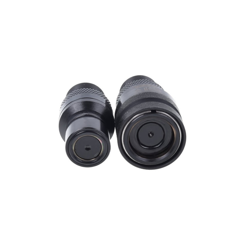 Alphacool Eiszapfen Schnellverschlusskupplungsset mit Doppel Schottverschraubung G1/4 IG - Deep Black, Verbindung(schwarz (matt), für weiche Schläuche (PVC, Silikon, Neoprene))