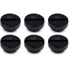 Alphacool Eiszapfen Verschlussschraube, Verbindung(schwarz, 6 Stück)