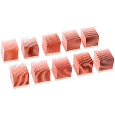 Alphacool GPU RAM Copper Heatsinks 14x14mm, Kühlkörper(kupfer, 10 Stück)