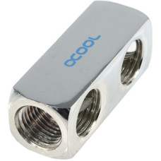 Alphacool HF Anschlussterminal 5-Fach G1/4 IG - Chrome, Verbindung(chrom)
