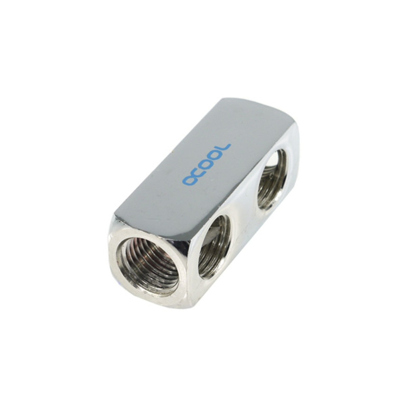 Alphacool HF Anschlussterminal 5-Fach G1/4 IG - Chrome, Verbindung(chrom)