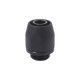 Alphacool HF Anschraubtülle TPV Metall - 12,7/7,6mm Gerade - Black, Verbindung(schwarz)