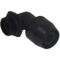 Alphacool HF Anschraubtülle TPV Metall - 90°, Verbindung(schwarz, gewinkelt)