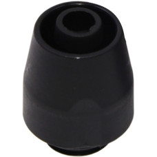 Alphacool HF Anschraubtülle TPV - 12,7/7,6mm Gerade - Black, Verbindung(schwarz)