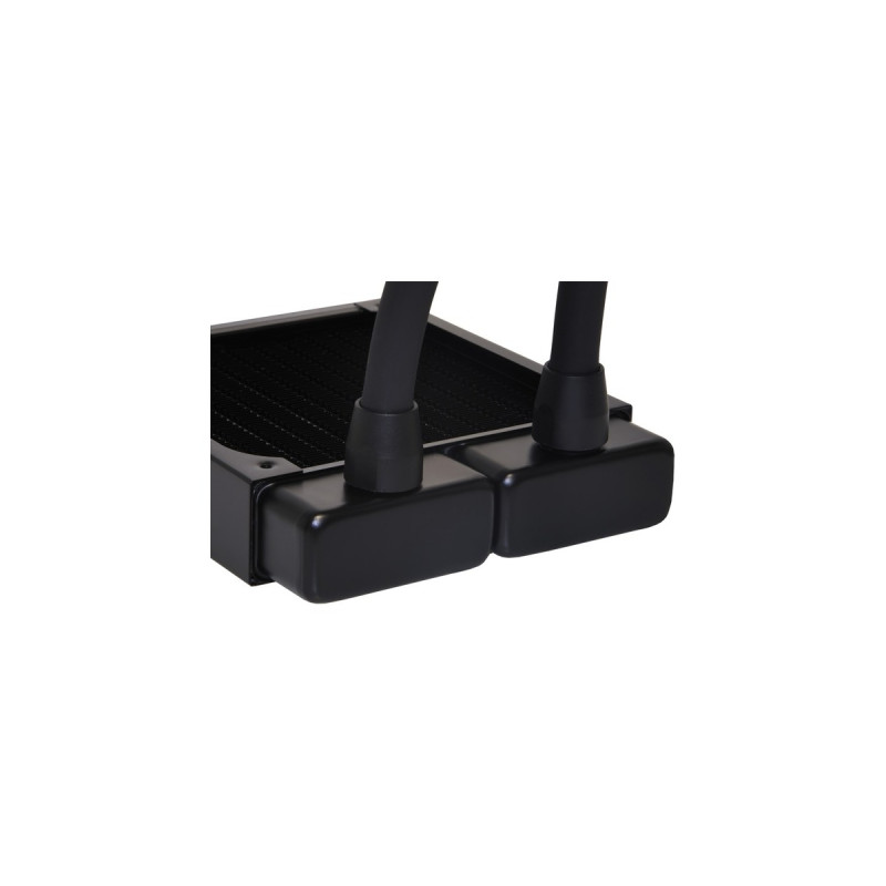 Alphacool HF Anschraubtülle TPV - 12,7/7,6mm Gerade - Black, Verbindung(schwarz)