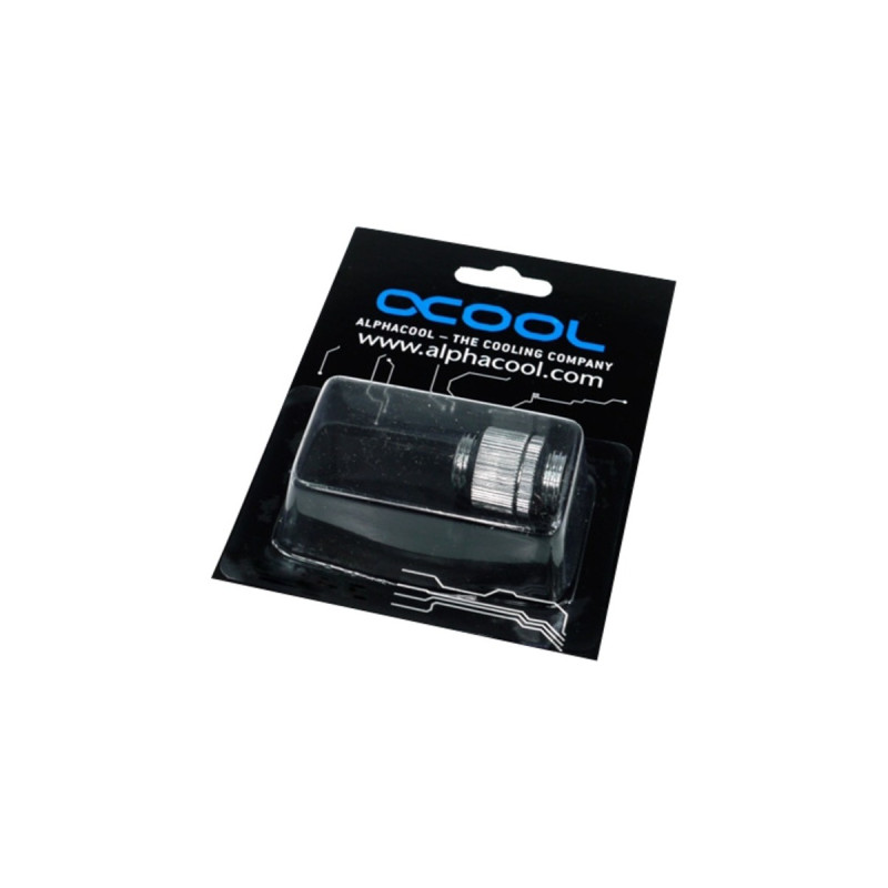 Alphacool HF Doppelnippel G1/4 AG auf G1/4 AG drehbar, Wasserkühlung(chrom)