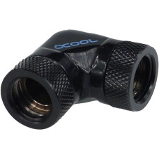 Alphacool HF L-Verbinder 90° - G1/4 drehbar, Verbindung(schwarz)