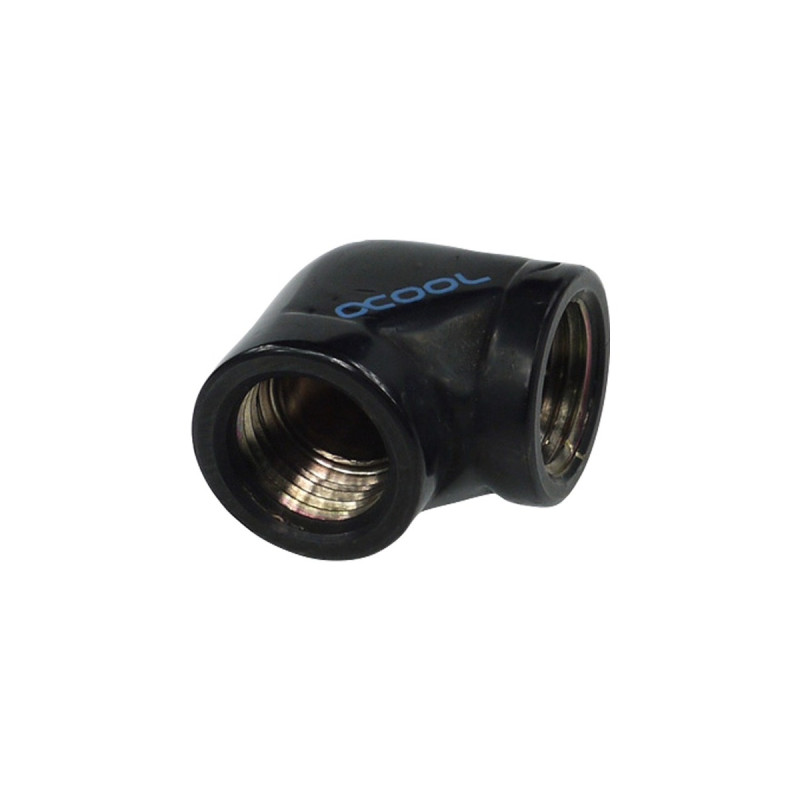 Alphacool HF L-Verbinder G1/4 IG auf G1/4, Verbindung(schwarz)