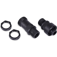 Alphacool HF Schnellverschlusskupplungsset IG/IG - Schottverschraubung, Verbindung(schwarz (matt))