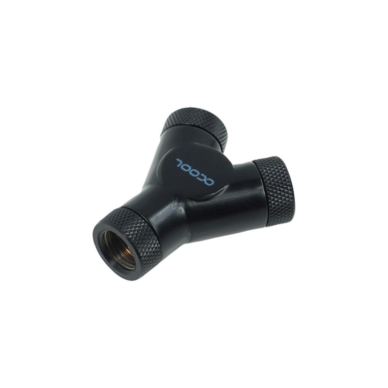 Alphacool HF Y-Verbinder - G1/4 drehbar, Verbindung(schwarz)