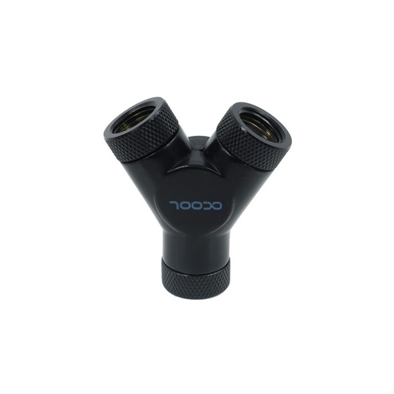 Alphacool HF Y-Verbinder - G1/4 drehbar, Verbindung(schwarz)