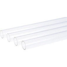 Alphacool HardTube 12/10mm Acryl (PMMA) Klar 60cm, Rohr(transparent, 4er Set)
