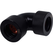 Alphacool HardTube Anschraubtülle, Anschlüsse(schwarz, 90° gewinkelt)