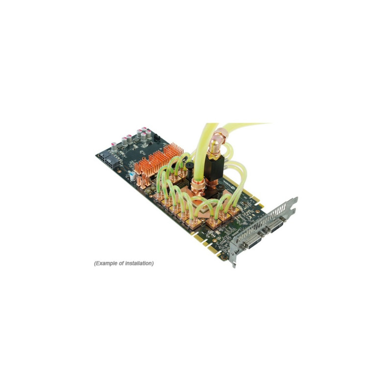 Alphacool MCX 5x Verteiler G1/4(schwarz)