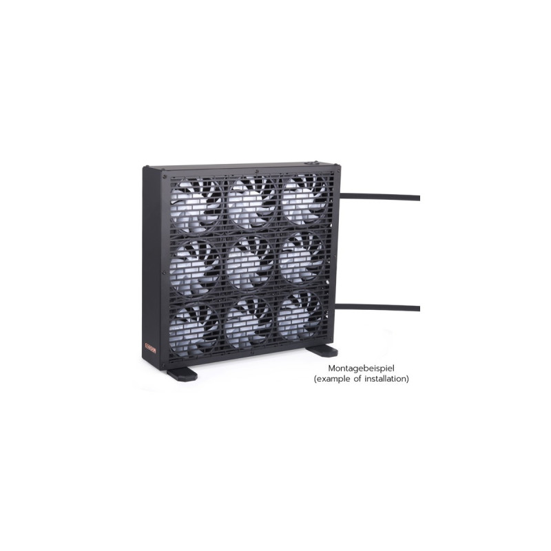 Alphacool NexXxoS Nova 1080 mm Lüfterbox, Gehäuse(schwarz)