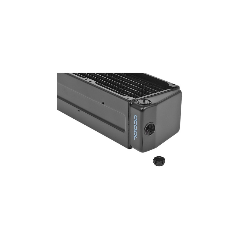 Alphacool NexXxoS UT60 Full Copper X-Flow 80mm Dual, Radiator(schwarz, 2x 80 mm)
