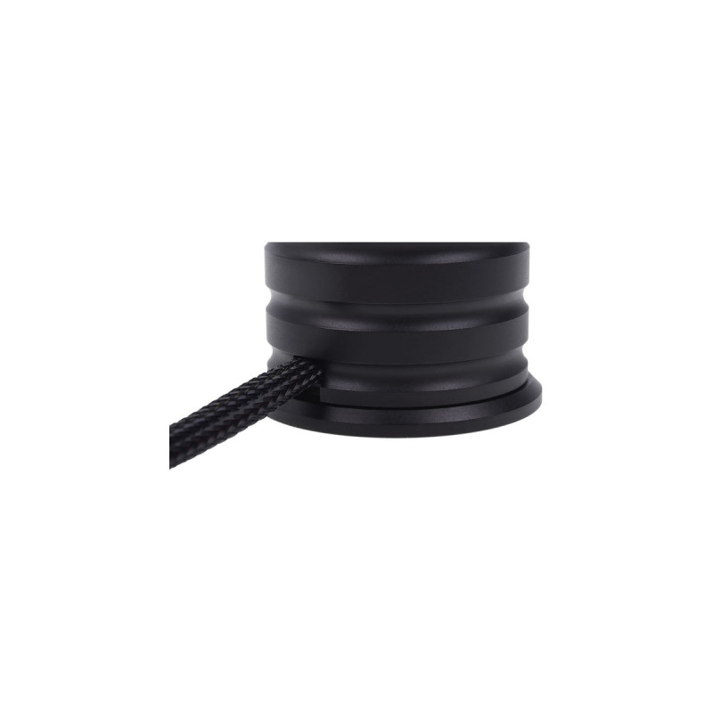 Alphacool Powerbutton mit Taster 19mm, rot beleuchtet, Schalter(schwarz)