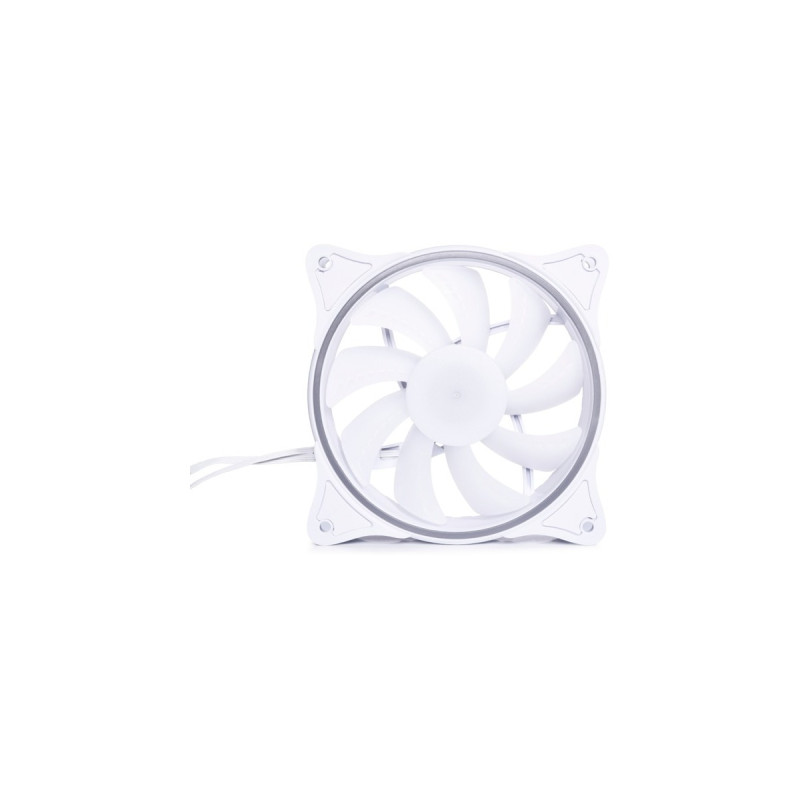 Alphacool Rise Aurora 120 mm Lüfter 120x120x25mm, Gehäuselüfter(weiß)