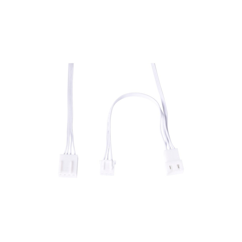 Alphacool Rise Aurora 120 mm Lüfter 120x120x25mm, Gehäuselüfter(weiß)