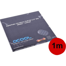 Alphacool Schlauch AlphaTube HF 13/10 (3/8"ID) - UV Schwarz(schwarz)