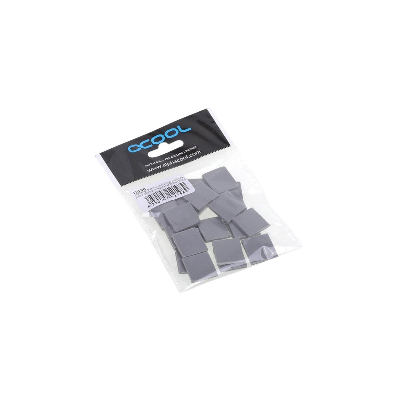 Alphacool Wärmeleitpad für NexXxoS GPX 3W/mk 15x15x2mm, Wärmeleitpads(grau, 24 Stück)