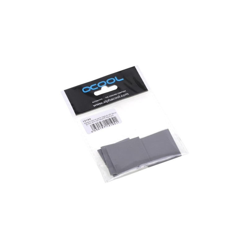 Alphacool Wärmeleitpad für NexXxoS GPX 3W/mk 15x15x3mm, Wärmeleitpads(grau, 24 Stück)