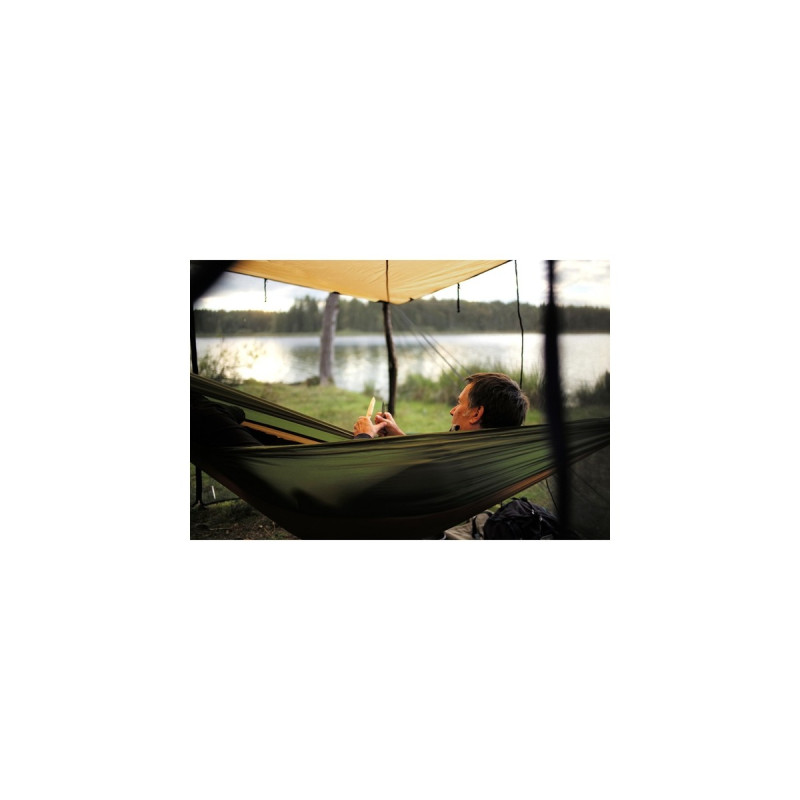 Amazonas Adventure Hammock Coyote AZ-1030411, Camping-Hängematte(grün/braun)