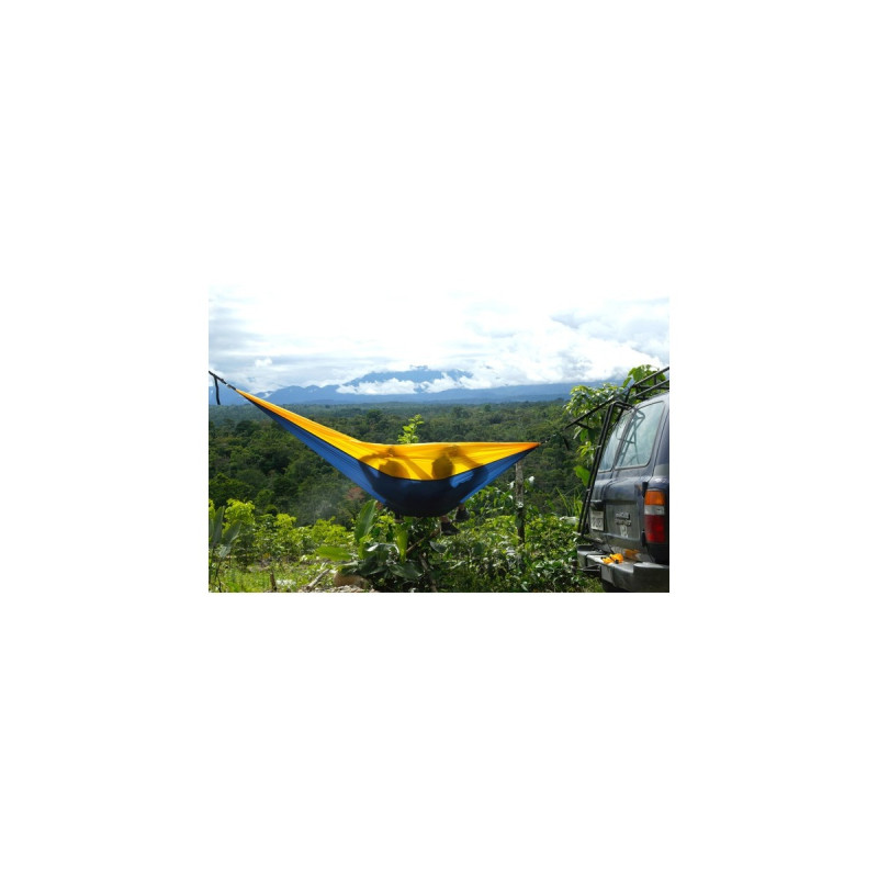 Amazonas Adventure Hammock XXL nemo AZ-1030420, Camping-Hängematte(gelb/blau)